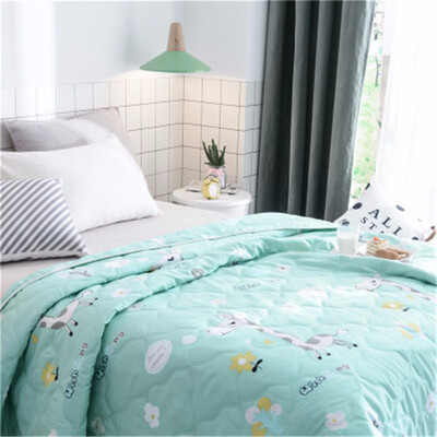 

New Arrival Fashion Home Textile Flamingo Summer Quilt Blankets Cartoon Comforter Bed Cover Quilting Suitable for Adults Kids