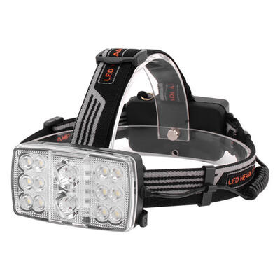

14 LED Headlamps USB Rechargeable Waterproof Red Light Warning Outdoor Fishing Lamp
