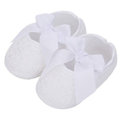 

Baby Shoes Baby Girl Breathable Anti-Slip Shoes With Bowknot Casual Sneakers Toddler Soft Soled First Walkers for Newborns