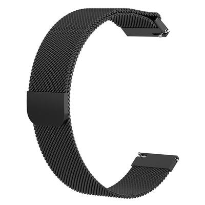 

Metal Magnetic Milanese Loop 18mm Watchband Wrist Strap for Ticwatch C2