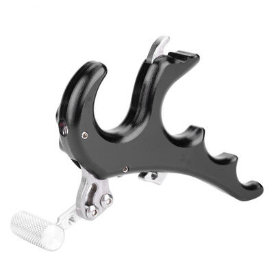 

Greensen Steel Archery Release Aids Trigger 4 Finger Grip Thumb Accessory for Compound Bow