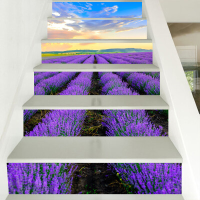 

Toponeto 3D Stair Stickers Exquisite Fashional Landscape Pattern 6 pcs