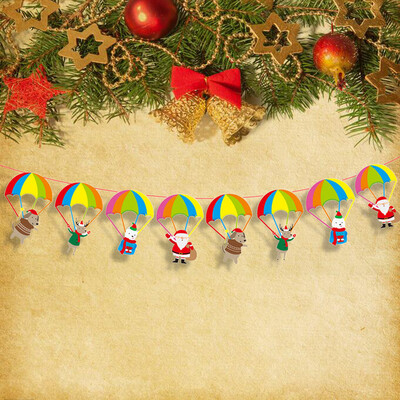 

〖Follure〗Christmas Window Hotel Party Home Hanging DIY Decor Banner Colorful