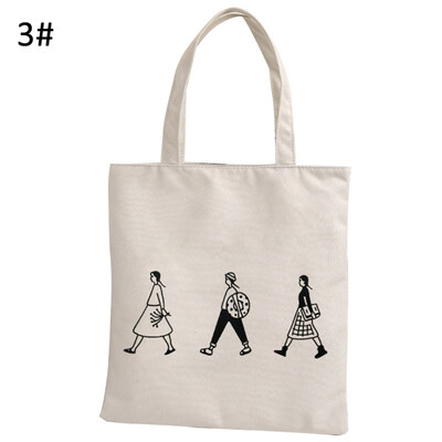 

Fashion Girls Print Student Shopping Shoulder Bag Casual Travel Tote Handbag