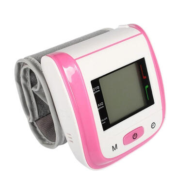 

Wrist Blood Pressure Monitor Portable Tensiometros Digital LCD Wrist Cuff Blood Pressure Meter Esfingomanometro Pulse