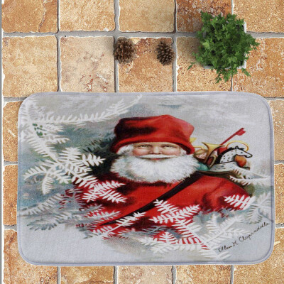 

Tailored Merry Christmas Welcome Doormats Indoor Home Carpets Decor 40x60CM