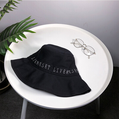

Spring&summer new Korean version of the fishing man hat womens day small fresh basin hat outdoor sun-proof beach sun hat man