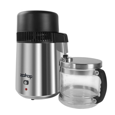 

4L750W Countertop Water Distiller Machine with Pure Water Purifier Filter with Glass ContainerFDA&CE Listed