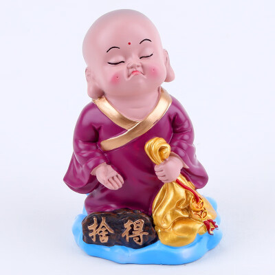 

Car decoration small monk doll creative gift crafts ornaments