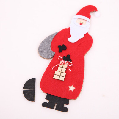 

Tailored Wooden Christmas Santa Claus Assembling Crafts Home Decor Ornaments