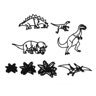 

8pcsSet Cartoon Dinosaur Fondant Cake Mold for DIY Baking Cookies Mould