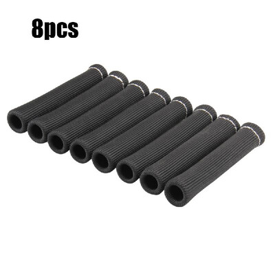 

8PCS 2500° Car Spark Plug Wire Boot Heat Shield Protector Cover