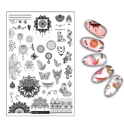 

〖Follure〗DIY Nail Art Stamp Stamping Plates Manicure Template Nail Stamping Plates