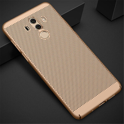 

Goowiiz Phone Case For Huawei Mate 1010 Pro10 LiteMaimang 6 Full Protection Slim Hard PC Breathable Grid Back Cover