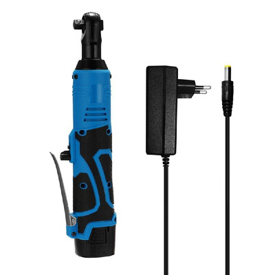 

18V Multifunctional Cordless Rechargeable Electric Wrench 38 Inch Right Angle Electric Ratchet Wrenches with LED Light