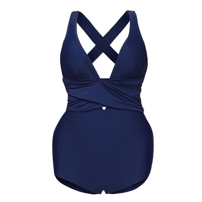 

Strap triangle for elastic low-cut one-piece swimsuit