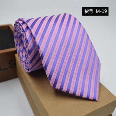 

Business casual professional mens tie South Korea silk arrow jacquard striped tie wholesale custom tie