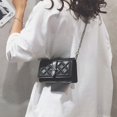 

Womens bag 2019 new fashion chain bag summer small fresh net red Sen small bag wild ins messenger bag