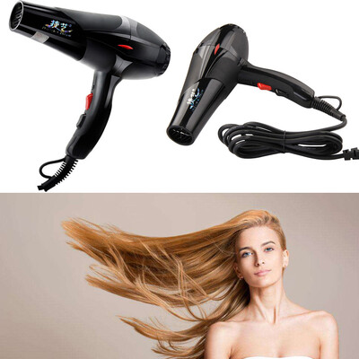 

〖Follure〗Five stalls Professional Hair Blow Dryer 2900W Blower Dryer Beauty Salon