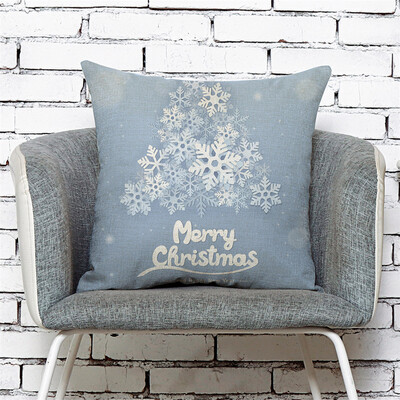 

Siaonvr Home Decor Cushion Cover Merry Christmas Pillowcase Sofa Throw Pillow Covers