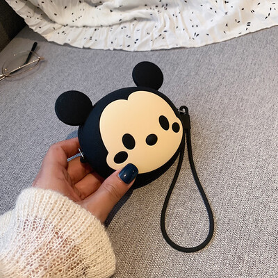 

Qiao Bani 2019 new Korean chic fashion cartoon cute silicone mini coin purse shoulder diagonal female bag