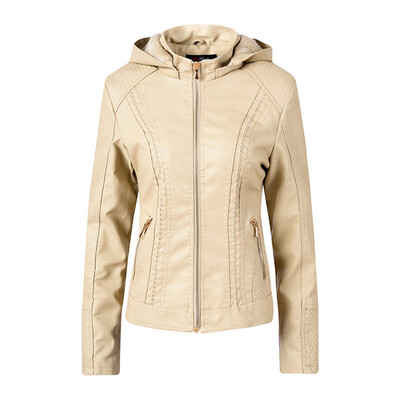 

Toponeto Women Casual Hoodie Slim Zipper Long Sleeve Bomber Jacket Warm Coat