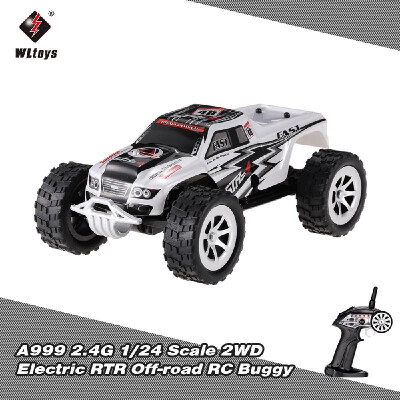 

WLtoys A999 24G 124 Scale 2WD Full-Scale Speed Switch Electric RTR Off-road Buggy RC Car