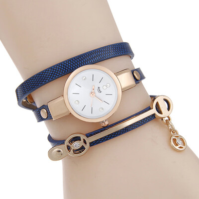 

Hot new ladies winding watch scale diamond pendant quartz watch