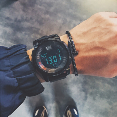 

Chaobai Watches Men&Women Students Inspection Euro-American Style Personality Dazzling Hippop Homestead Style Electronic Watch