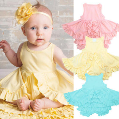 

US STOCK Newborn Baby Girl Kids Romper Bodysuit Jumpsuit Clothes Outfits Sunsuit