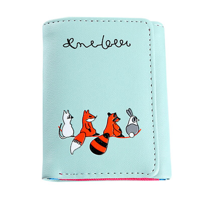 

Maison Fabre Wallet Women Simple Fox Cat Short Beautiful Wallet Coin Purse Card Holders Handbag Package Wallet For Credit Cards