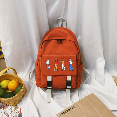 

Ins overheated schoolbag female Korean version of senior high school students Johnson Department junior high school students backp