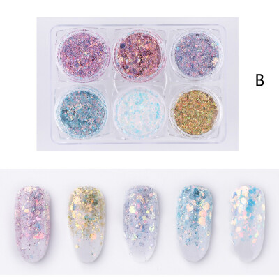 

〖Follure〗Eye Makeup Glitter Gel Set With Star And Moon Patch Free Glue Nail Glitter