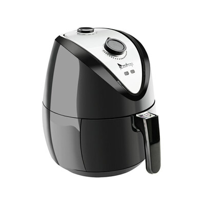 

Electric Air Fryer 1500W 285Qt Air Fryer Oil Free Low fat Timer & Temperature Control Black Electric-ETL Listed