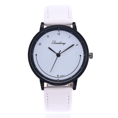 

Creative ladies casual student watch simple scale laugh