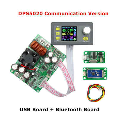 

DPS5020 USB Bluetooth Communication Constant Voltage Current Step-down Digital Power Supply Buck Voltage Converter LCD Voltmeter