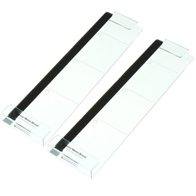

〖Follure〗2PC Computer Monitor Screen Memo Board Pads Side Panel Sticky Reminder Holders