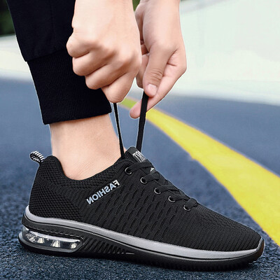 

Mens shoes Korean mens sports&leisure breathable mesh running tide shoes wild trend shoes