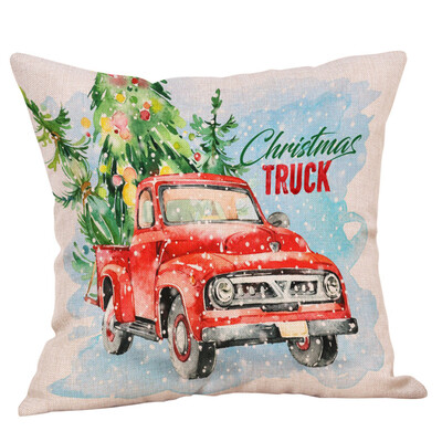 

Siaonvr Christmas Throw Pillow Cover Pillowcases Decorative Sofa Cushion Cover