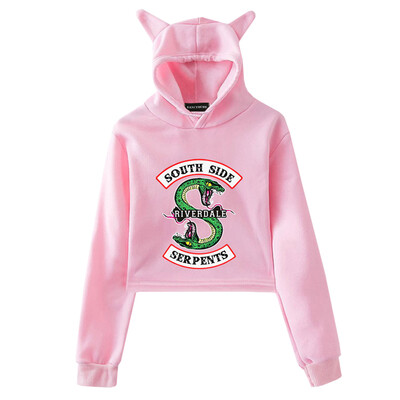

European&American Trend Girls Plus Velvet Loose Sweater Sweatshirt