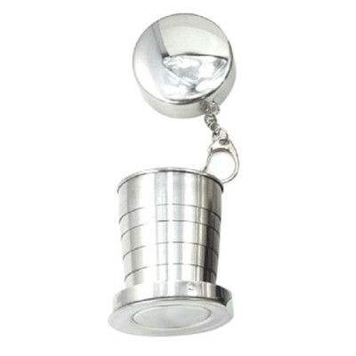 

Mini Stainless Steel Portable Outdoor Travel Folding Collapsible Cup Telescopic