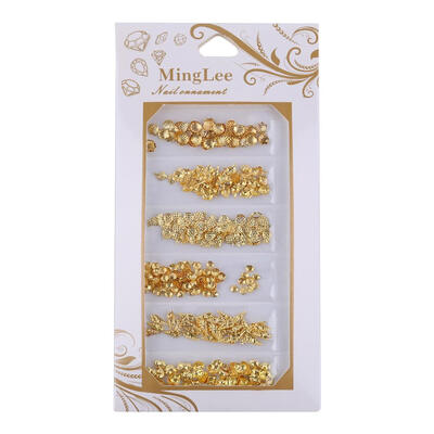 

1 Pack Mixed DIY Metal Frame Nail Art Decorations Rivet Manicure Nail Studs