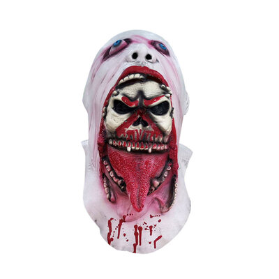 

Melting Face Latex Adult Bloody Zombie Mask Halloween Scary Cosplay Prop Costume