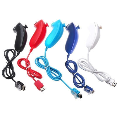 

Left Nunchuck Video Game Controller Remote For Nintendo Wii Console & 5 Colors