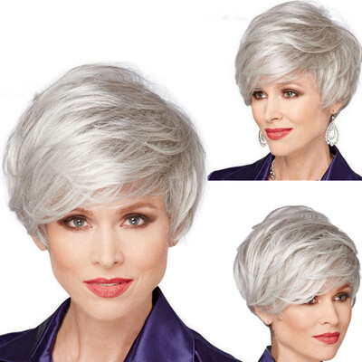 

〖Follure〗Fashion Womens Sexy Full Bangs Wig Short Wig Straight Wig Styling Cool Wig