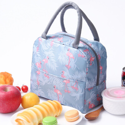 

Unisex Waterproof Portable Thermal Insulated Lunch Box Lunch Bag Tote Cooler Bag Bento Pouch Lunch Container