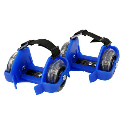 

Easy-on Street Rollers Heel Skates Adjustable Flashing Heel Wheels Clip on Skates for Kids & Adults