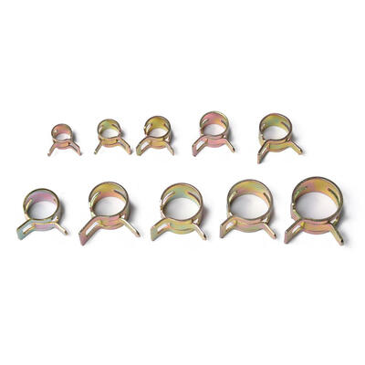 

100pcs 6-15mm 10 Sizes Spring Clips Vacuum Hose Fuel Line Water Pipe Clamps