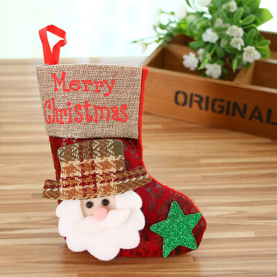 

Tailored Christmas gifts Candy Beads Christmas Santa Claus Snowman Socks Decorations