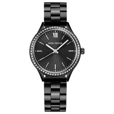 

BOFUTE Womens Watch Business Watch Japanese Movement Luminous Waterproof Steel Strip Butterfly Buckle Strap 0043L